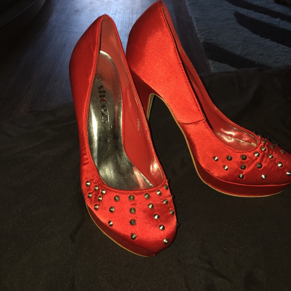 Red high heels